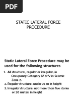 7 Static Lateral Force Procedure PDF