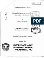 Performance Analysis of Davis Gun Launches For Vehicles