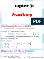 Book 2 - Chapter 7 Fractions