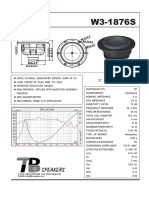 264 909 Tang Band w3 1876s Spec Sheet