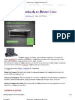 Gastoncracia - Configuración Básica de Un Router Cisco
