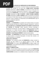 Contrato Privado de Compraventa de Bien Inmueble