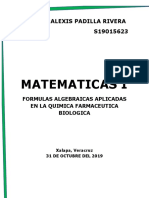 Formulas Aplicadas en La Quimica Farmaceutica Biologica