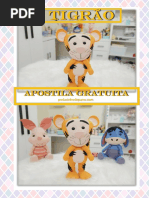 Tigger Winnie The Pooh FREE Pedacinho de Pano