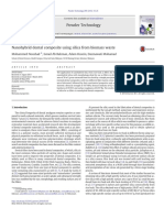 Nanohybrid Dental Composite Using Silica From Biomass Waste