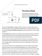 Zener Diode As Voltage Regulator Tutorial PDF