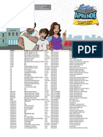 Lista Actualizada Colegios Lima Aprende 2020