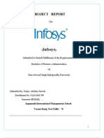 Infosys Project Report