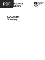 Core Capability Dictionary