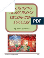 Secrets To Glass Block Decorating Success PDF