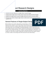 Single Case Research Design