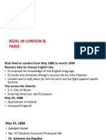 Week 9 Rizals Life and Works in London and Paris