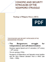 The Economic and Security Intricacies of The Bangsamoro