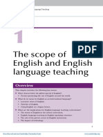 The Scope of English and English Language Teaching PDF