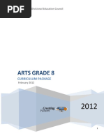 gr8 Arts Package 2012 PDF