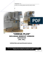 MONO Equipment Omega Pluse With Wirecut User Manual