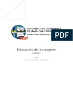 Evolución de La Educación de Las Mujeres en México