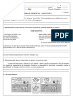 Portugues - 3ºtrim-8º Ano