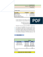 Ejercicio Costos Estandar