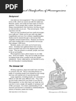 Properties and Classification of Microorganisms: Background Background Background Background Background