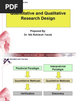 UKM Quantitative and Qualitative Research Design