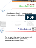 Six Sigma (Green Belt