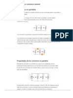 1.7 Resistores en Paralelo y Division de Corriente