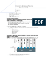 Notes On Computer Networks Unit4