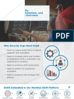 Security Orchestration, Automation, and Response (SOAR)