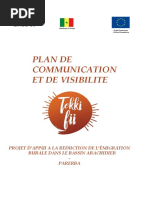 Annexe 4 Plan de Communication Et Visibilite Ue Tekki Fii - Parerba 0