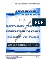 Free Packaged Sachet Pure Water Startup Plan PDF