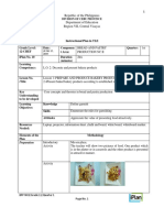 Instructional Plan in DECORATE AND PRESENT BAKERY PRODUCTS