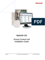 NetAXS123 Access Control Unit Installation Guide 800-05779-A