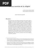 Critica Marxista de La Religion PDF