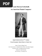 Louis Moreau Gottschalk - An American Pianist Composer - Master's Thesis NYU Philipp Teriete