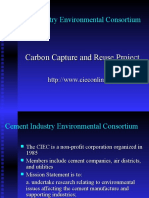 Cement Industry Environmental Consortium: Carbon Capture and Reuse Project