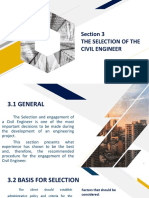 Section 3 The Selection of The Civil Engineer