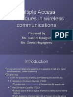 Multiple Access Techniques in Wireless Communications