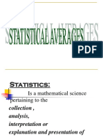 C22 P04 Statistical Averages