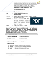 Informe de Avance para Desembolso