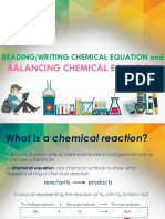 Chemical Equation and Balancing