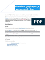 Créez Une Interface Graphique QT Pour Vos Scripts Python