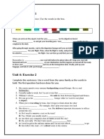 Unit 4 - Grammar & Vocabulary