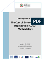 Cost of Environmental Degradation Training Manual