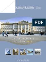 TCD Undergraduate Courses 2011