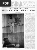 Los Origenes Del Humanismo Mexicano