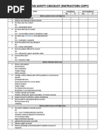 Hemodialysis Safety Checklist