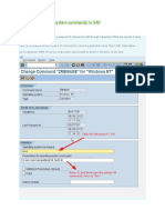 External Operating System Commands in SAP