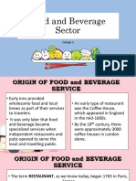 Food and Beverage Sector