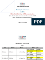 Planning Des Soutenances PFA GET - Juillet 2019 VF